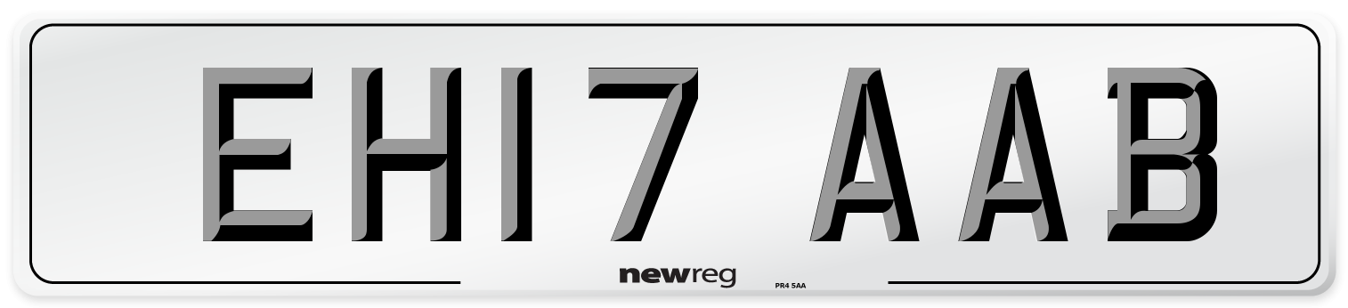EH17 AAB Number Plate from New Reg